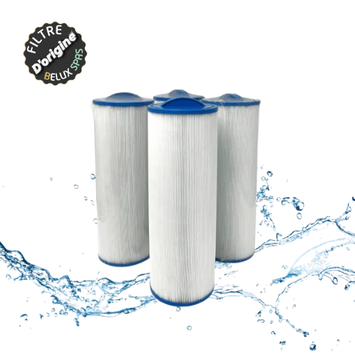 Pack de 4 Filtres moyen blanc pour spas