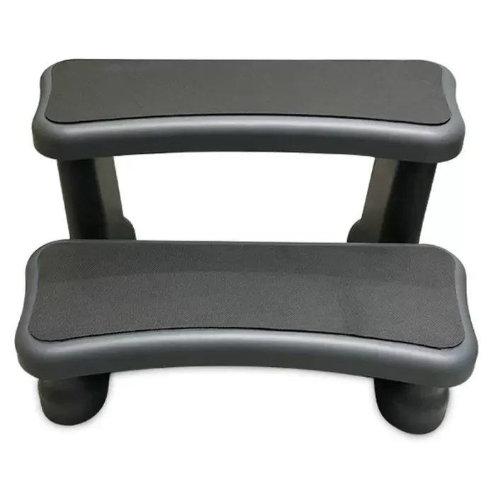 Escalier confort anthracite pour spa