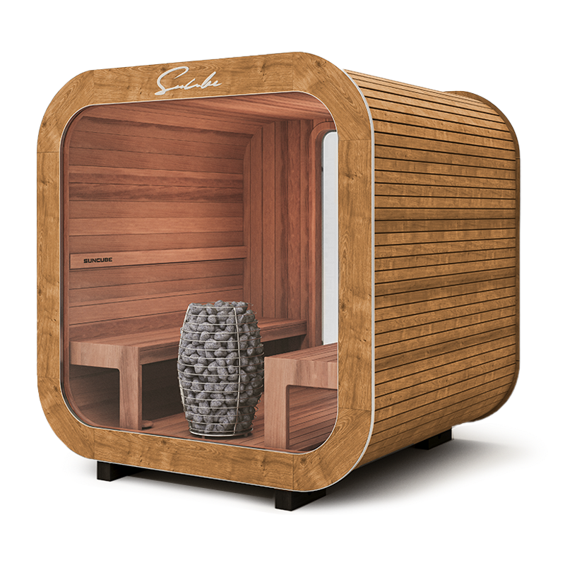 Sauna Extérieur Sun Cube 6 personnes