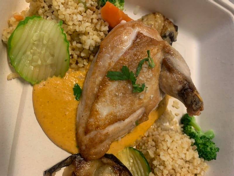 Suprême de poulet sauce tikkamassala