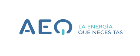 A logo for a company called aeq la energia que necesitas