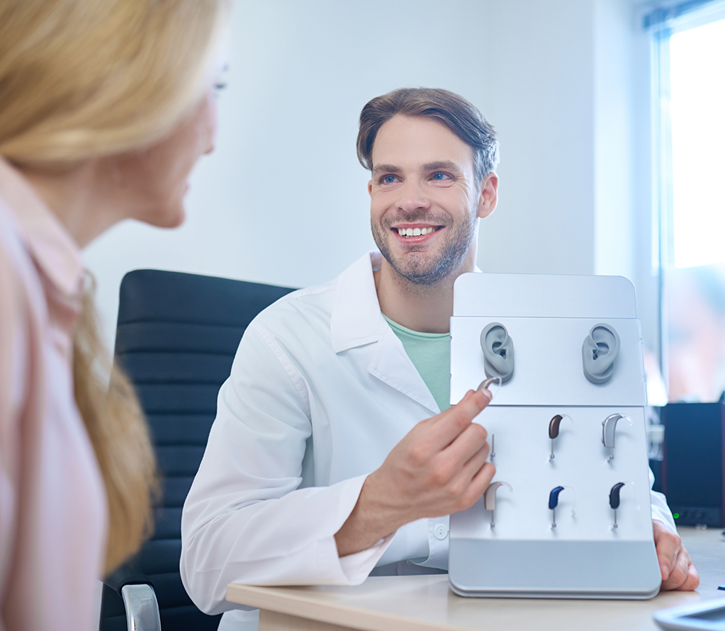 Conseil d'un professionnel d'appareil auditif
