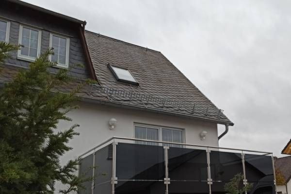 Balkon mit Glaswänden von Glaserei Meissner