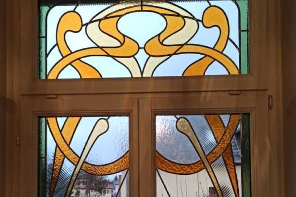 Fenster mit Buntglas von Glaserei Meissner