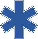 Pictogramme étoile symbole ambulance