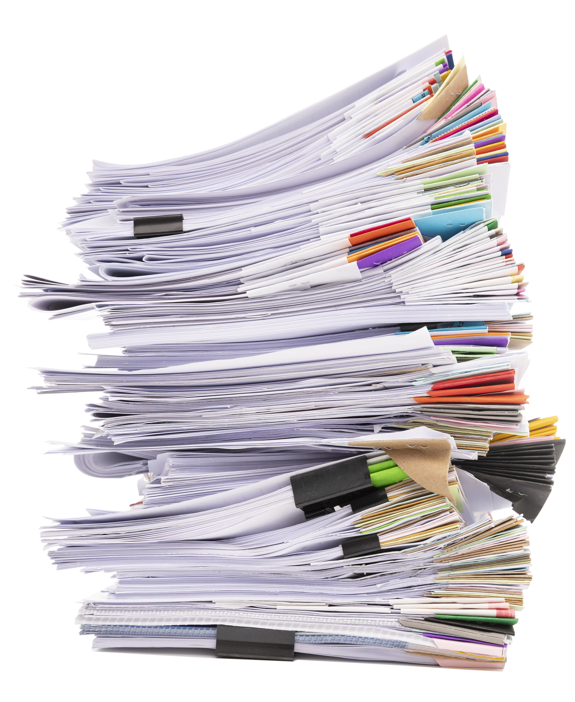 Une pile de documents