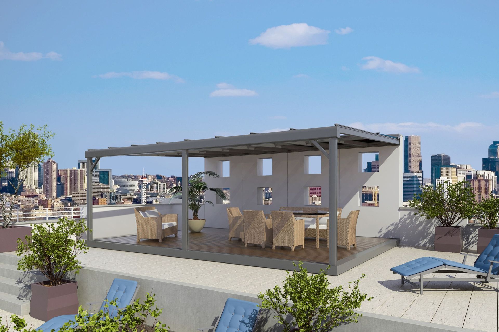 Beschattung Soltech Sonnen- und Wetterschutz Geroldswil