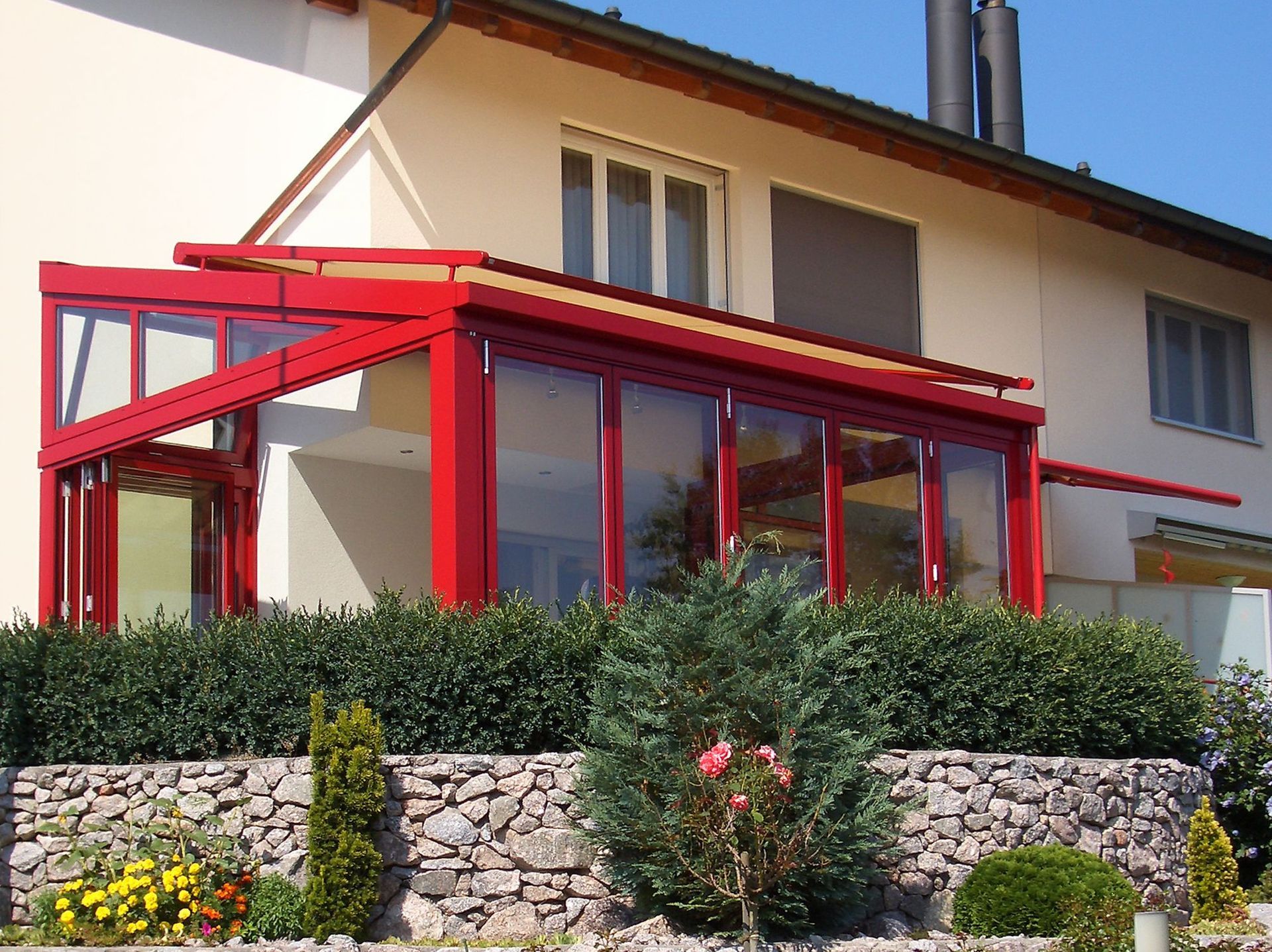 Beschattung Soltech Sonnen- und Wetterschutz Geroldswil