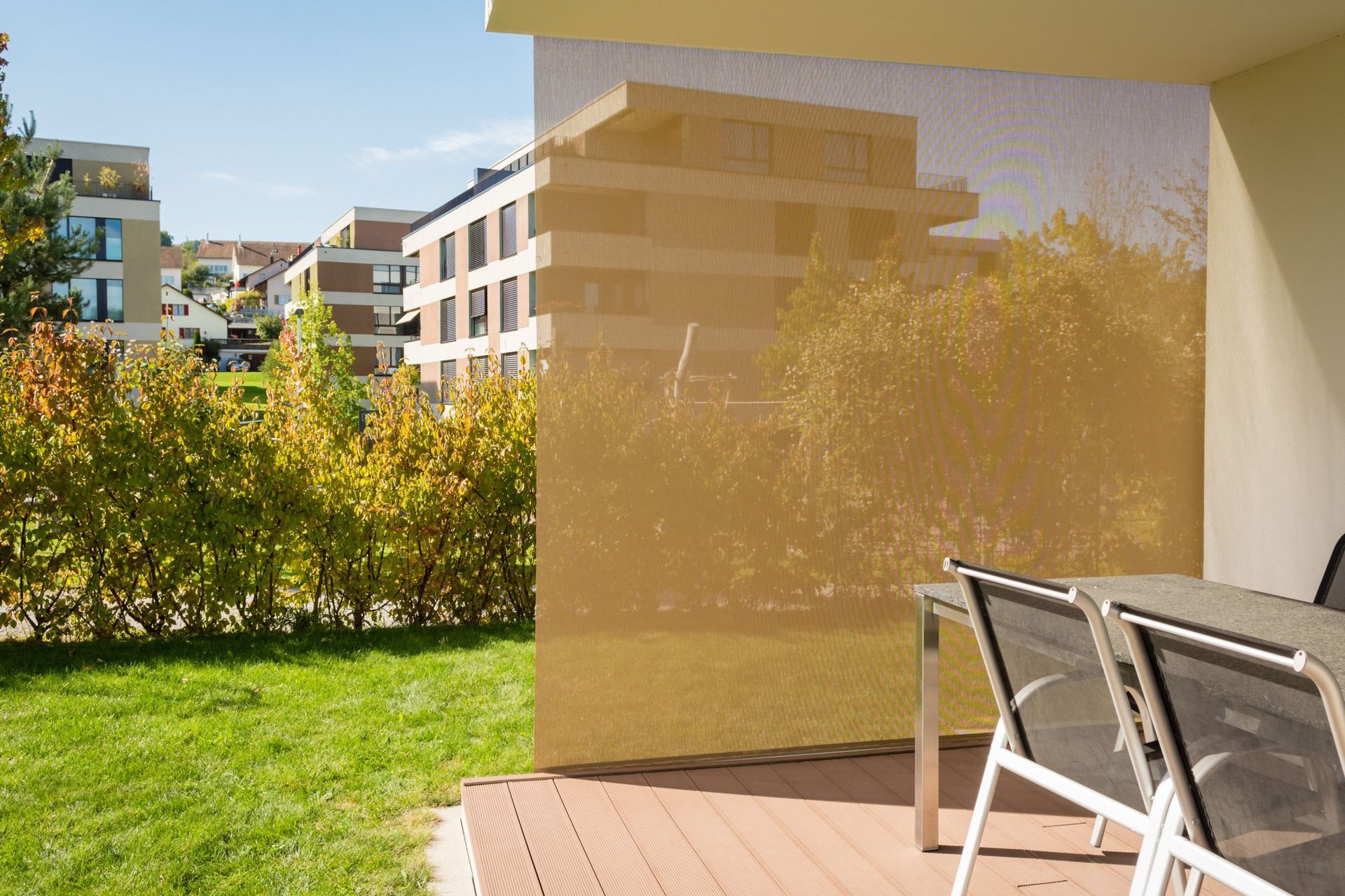 Beschattung Soltech Sonnen- und Wetterschutz Geroldswil