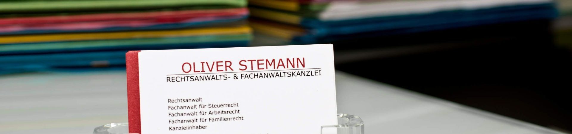 Kanzlei Oliver Stemann | Rechtsanwalt | Fachanwalt für Steuerrecht, Arbeitsrecht und Familienrecht | Marl | Dorsten
