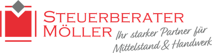 Ein Logo für eine Firma namens Steuerberater Möller
