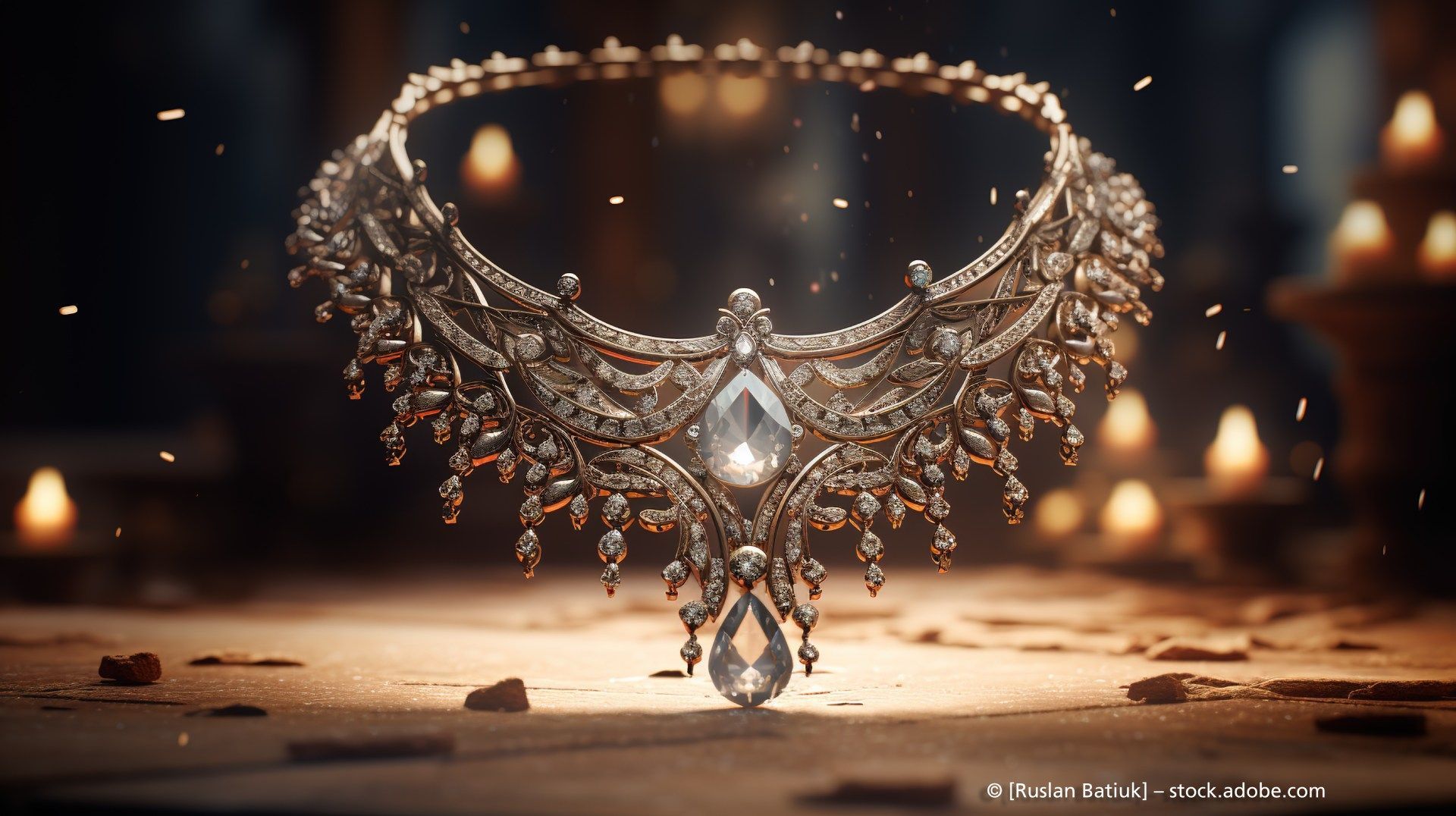 Goldschmiede Norys - ein beeindruckendes Collier mit Diamanteinfassung