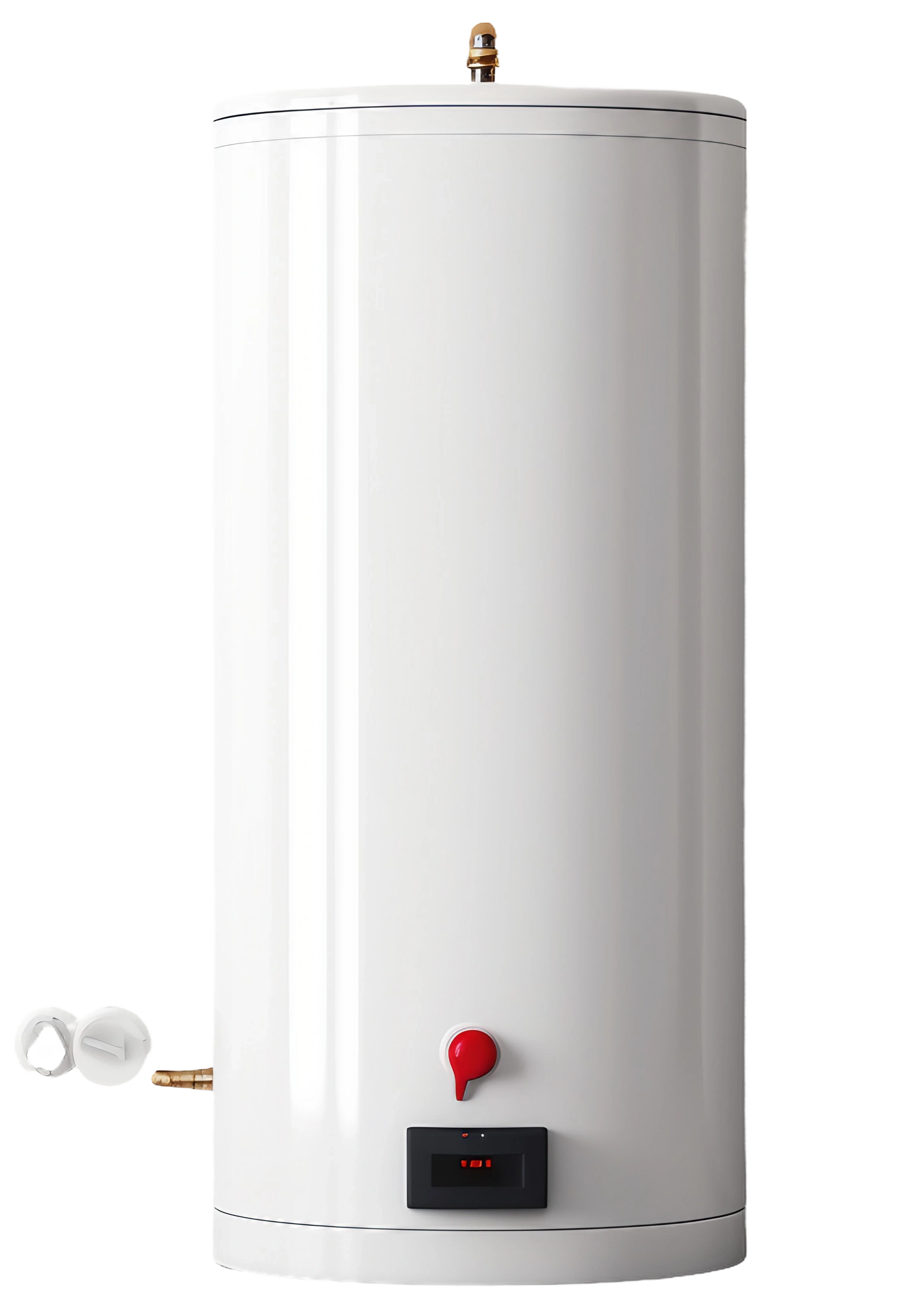 Une chaudière à gaz blanche
