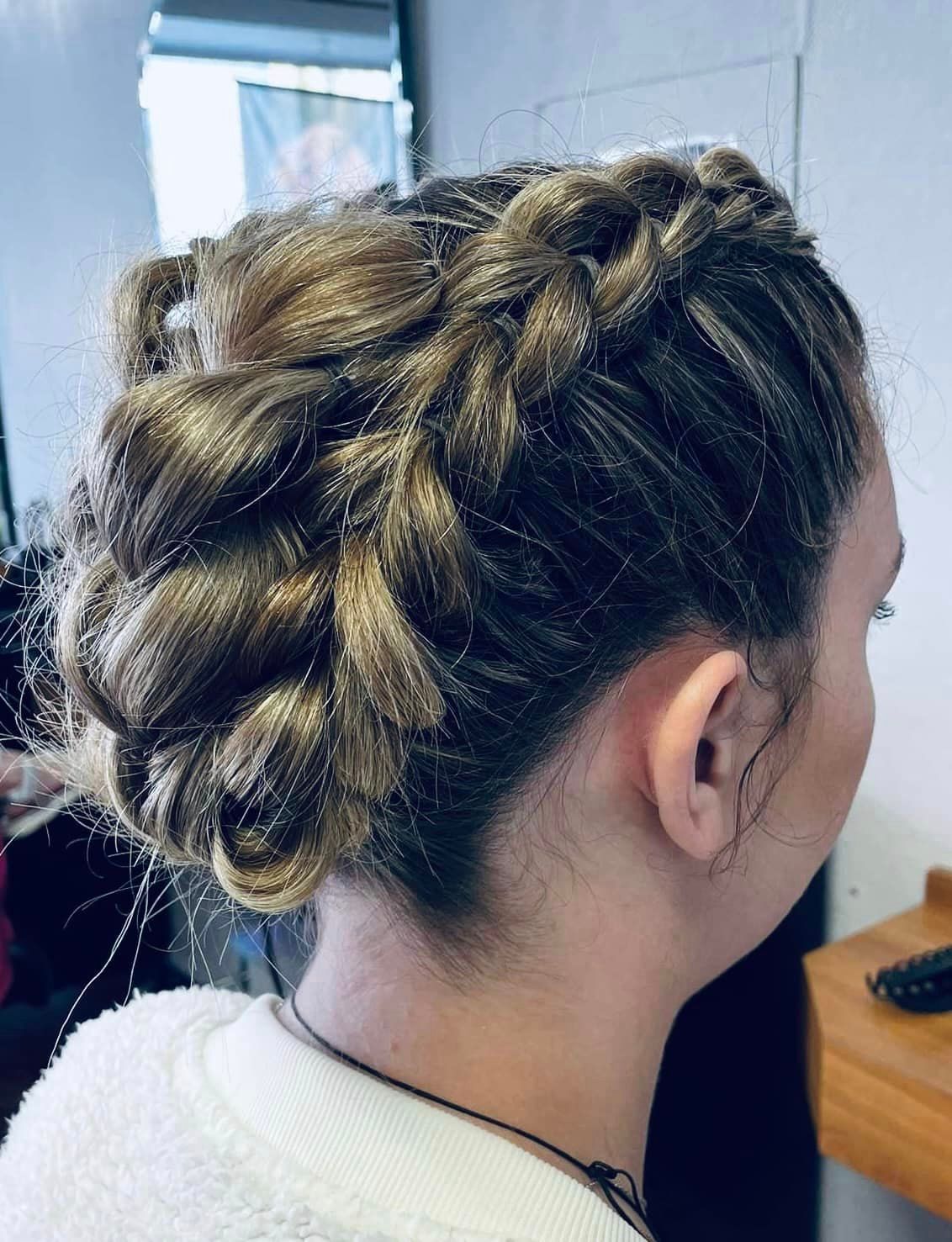 Chignon tressé