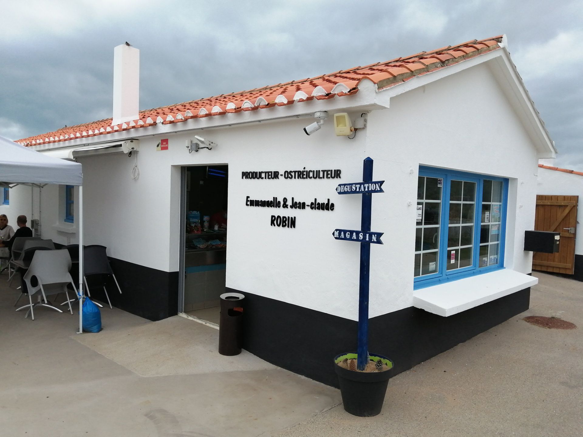 Photo de la façade d'un magasin