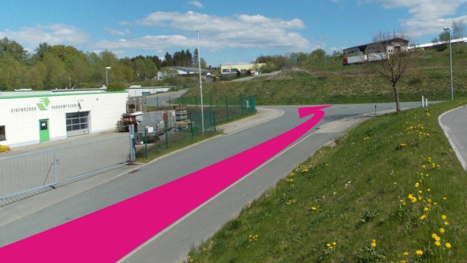 Anfahrt zur Autolackiererei Schott