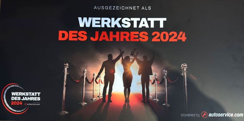 Auszeichnung Werkstatt des Jahres 2024