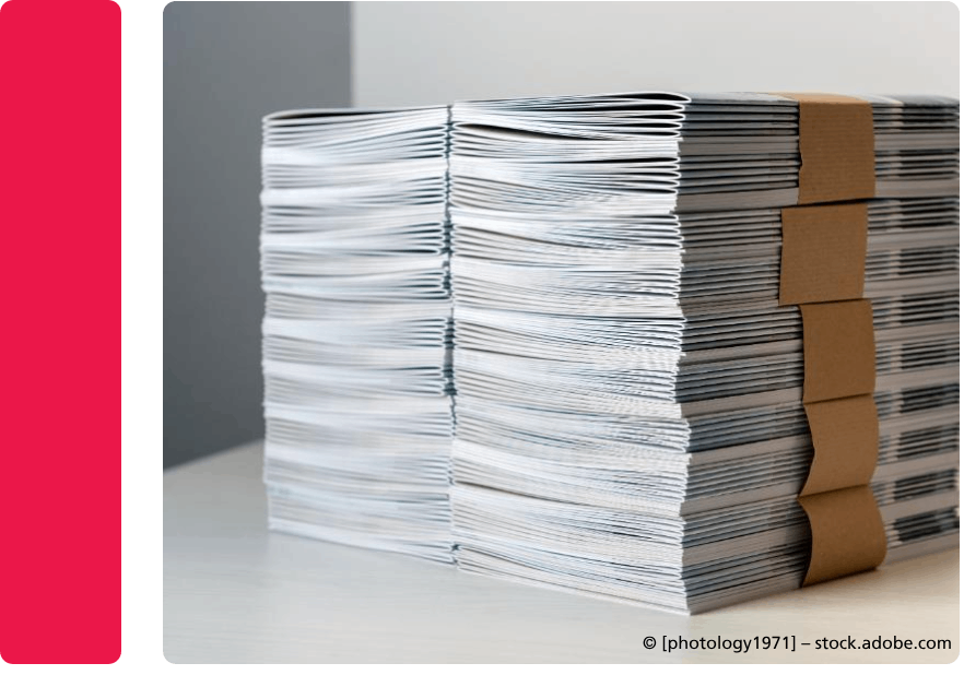 Flyer, die von der EPA DIRECT GmbH gedruckt wurden