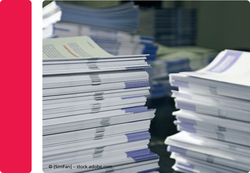 Flyer, die von der EPA DIRECT GmbH gedruckt wurden