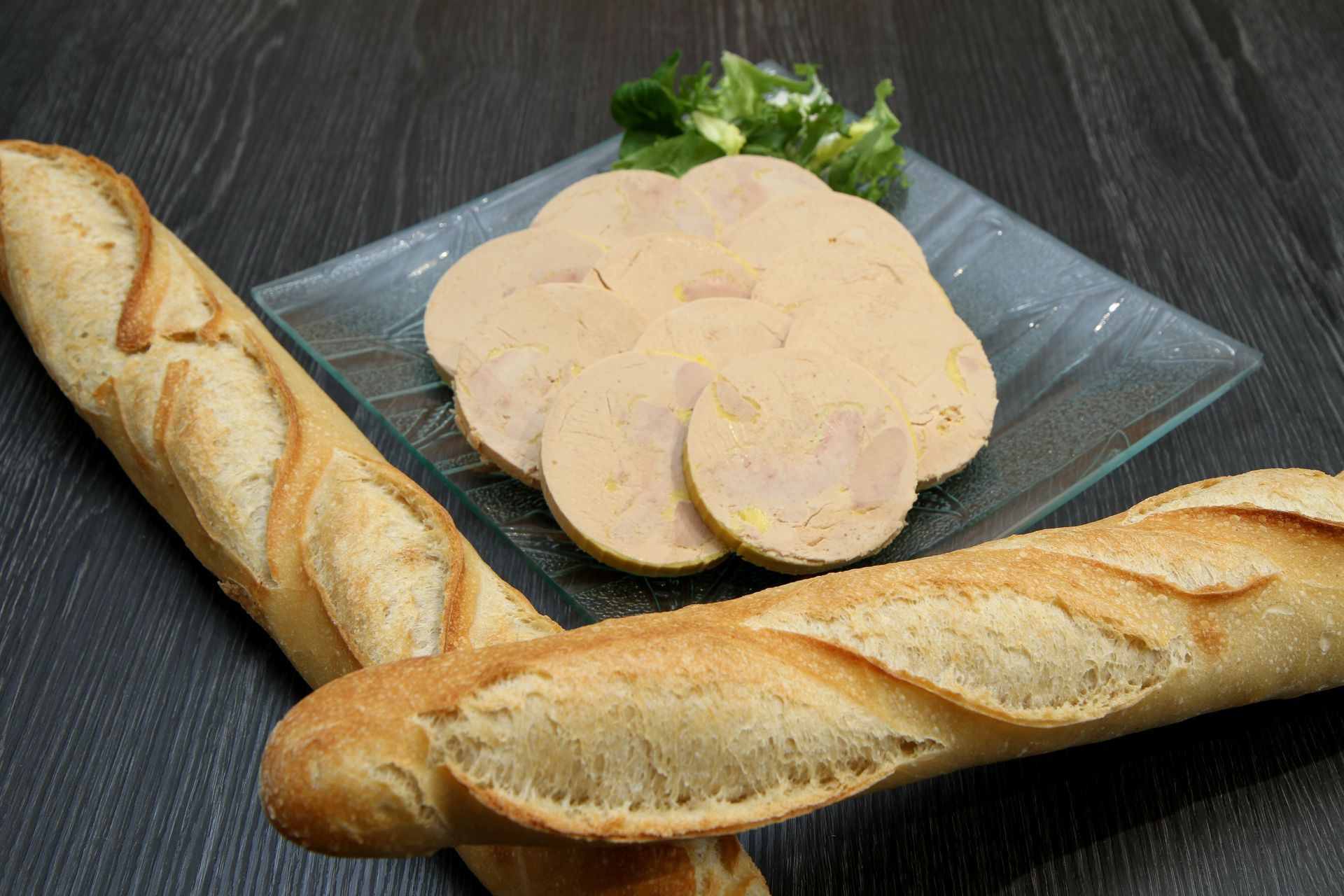 Foie gras et baguette