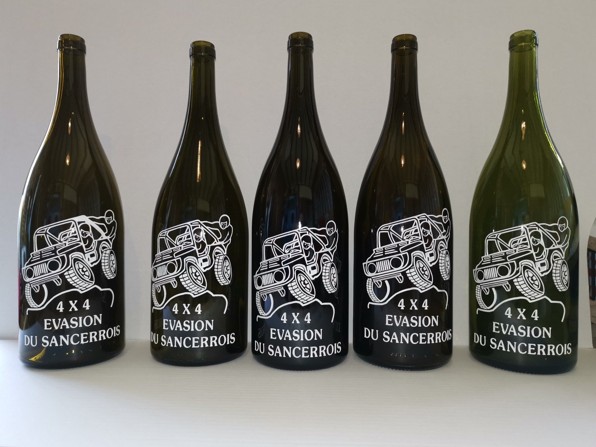 Gravure sur verre pour l'évasion du Sancerrois