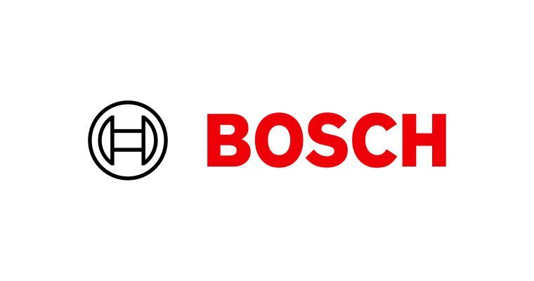 Das Bosch-Logo ist rot und schwarz auf weißem Hintergrund.