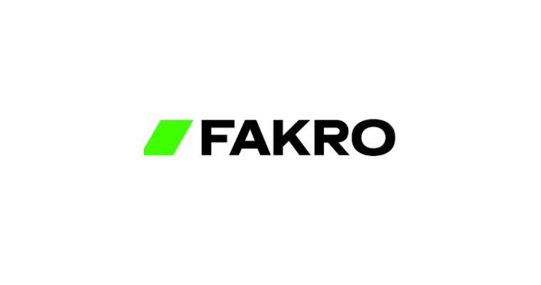 Das Logo von Fakro ist grün und schwarz auf weißem Hintergrund.