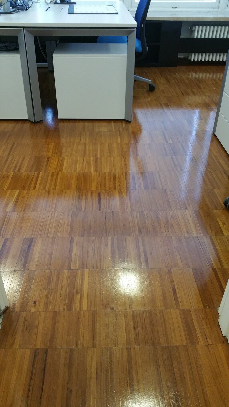 parquet dopo lucidatura professionale