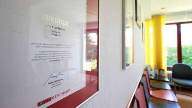 Praxis Dr. med. Rita Backes - Geriatrie Facharzt für Allgemeinmedizin
