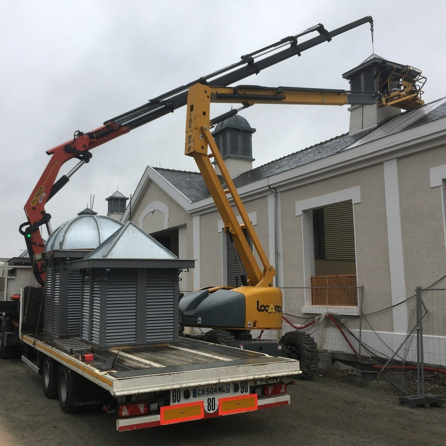 Remplacement d'une tourette sur toiture