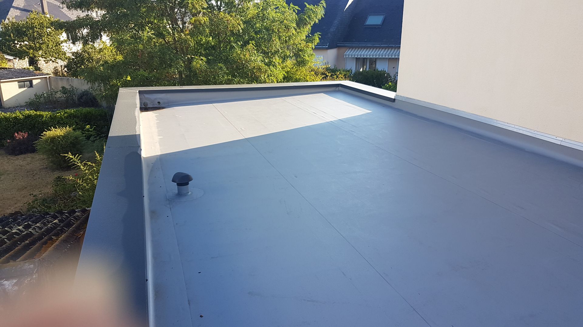 Un toit-terrasse neuf