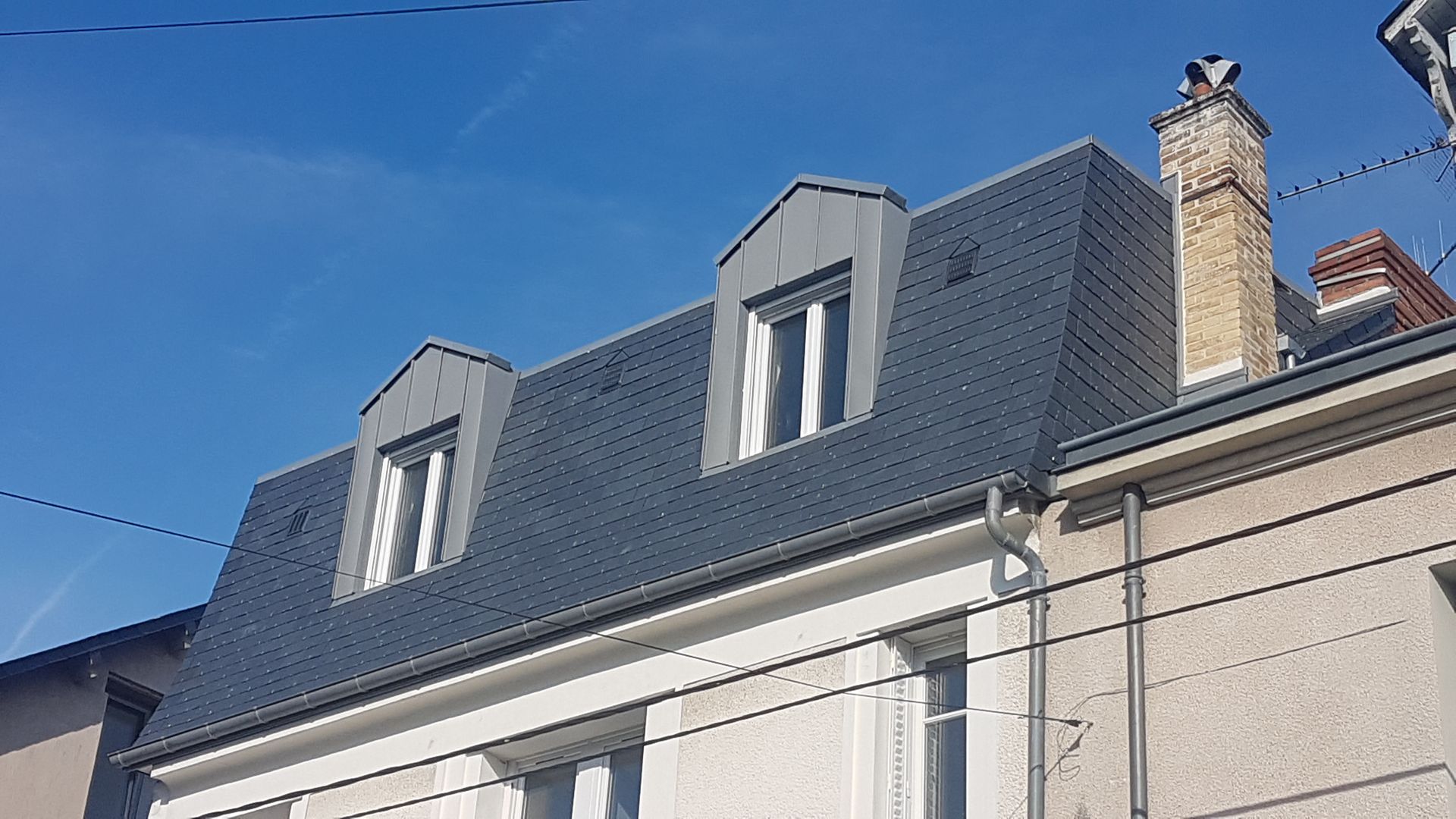 La couverture d'une résidence à Angers