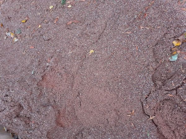 sable rouge 0.4 piste