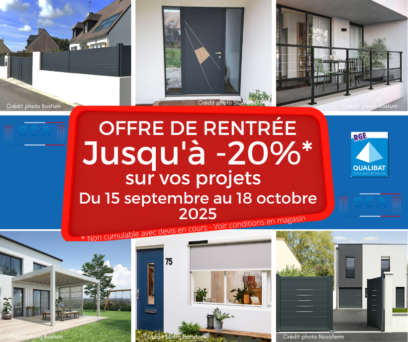 Affiche des promotions de rentrée