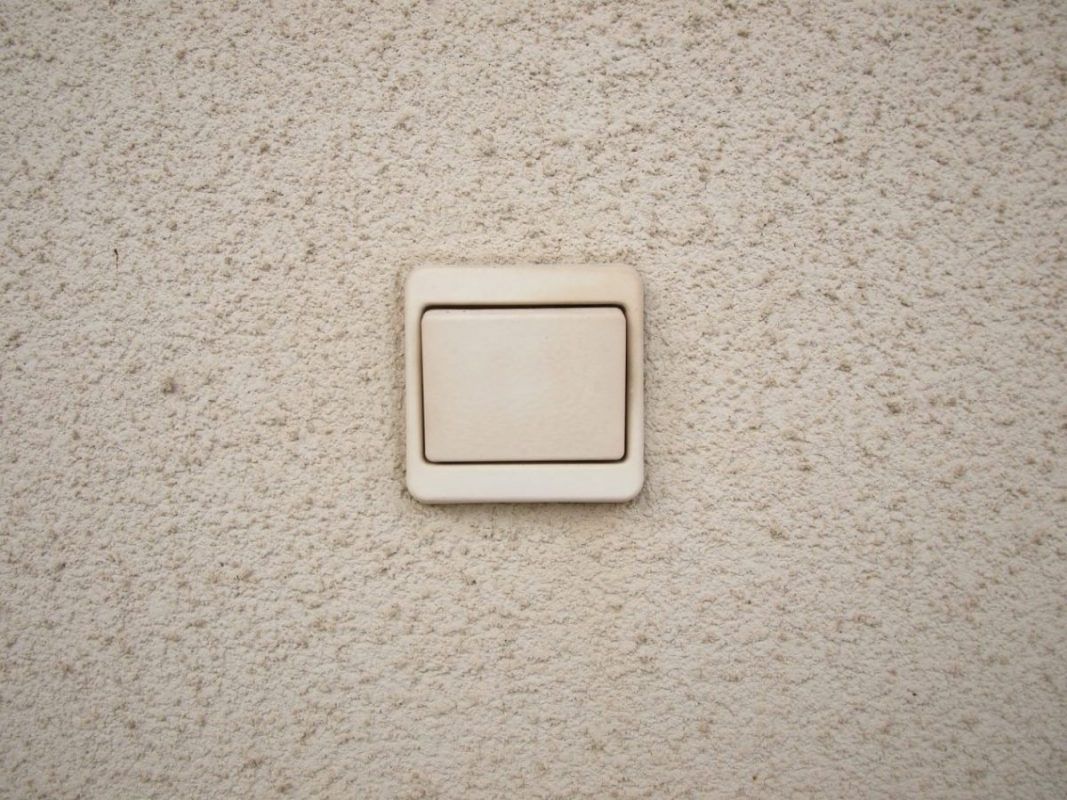 Gros plan sur un interrupteur