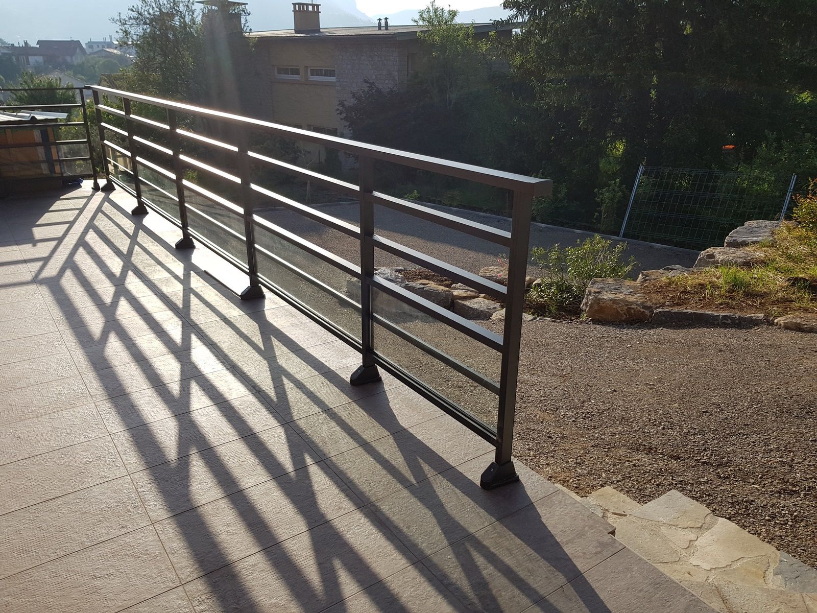 Garde-corps en aluminium