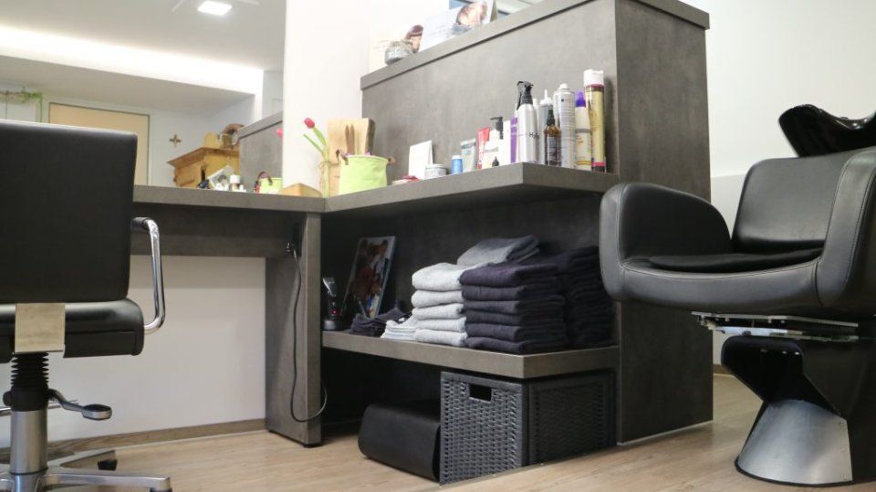 Friseursalon, Arbeit von Bleisteiner Andreas Innenausbau