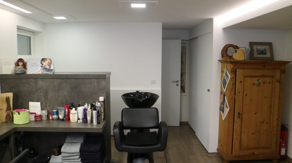 Friseursalon, Arbeit von Bleisteiner Andreas Innenausbau