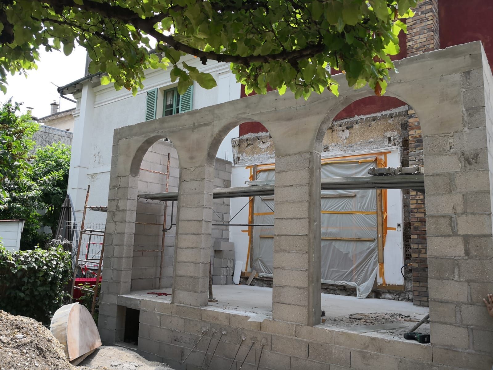 Ouvertures en arcades