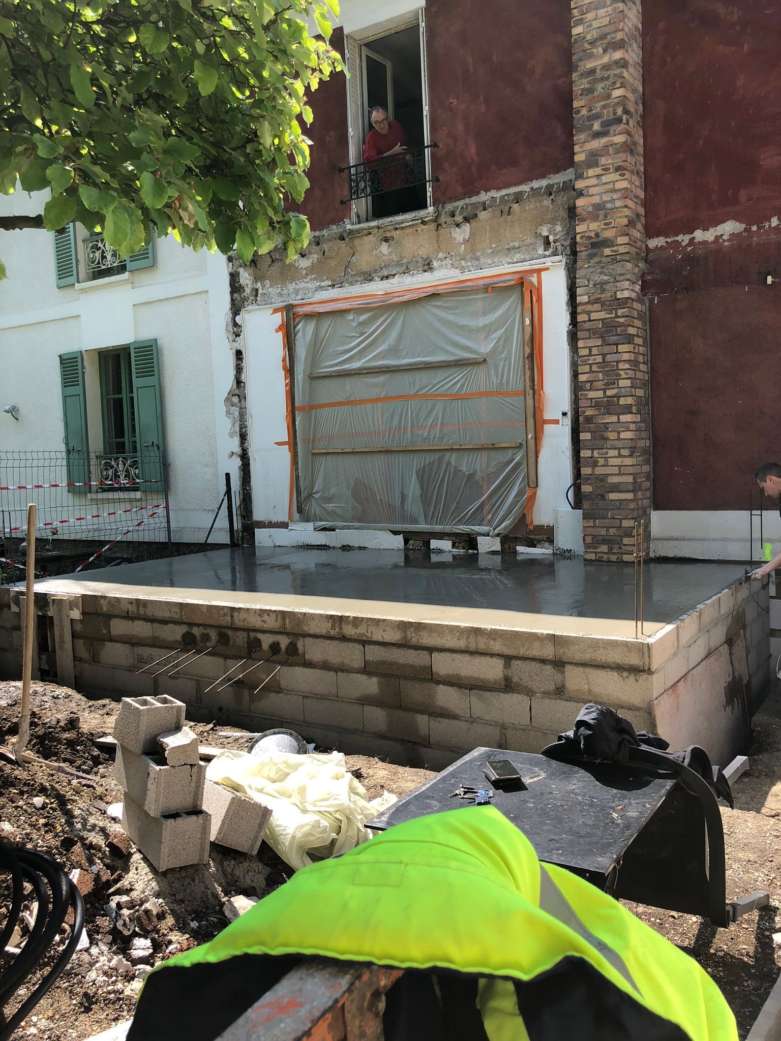 Création d'un balcon