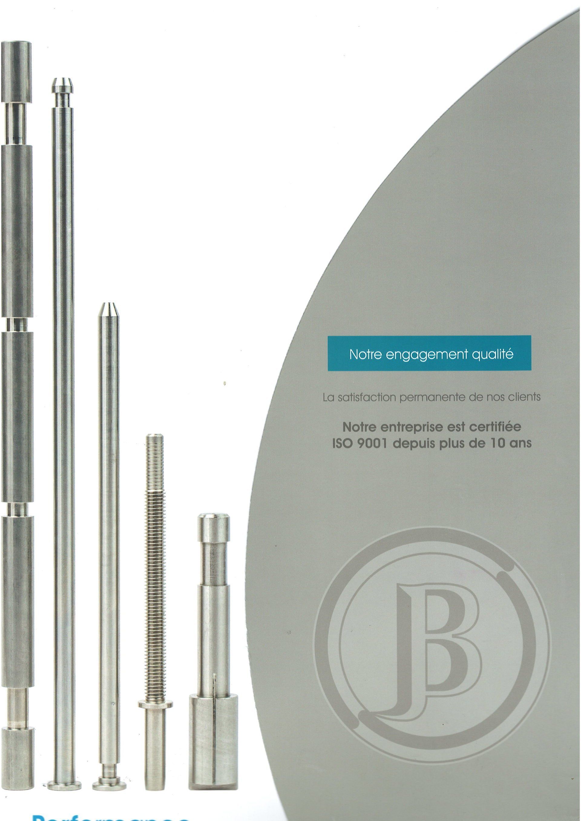 Affiche promotionnelle sur l'engagement qualité de l'entreprise