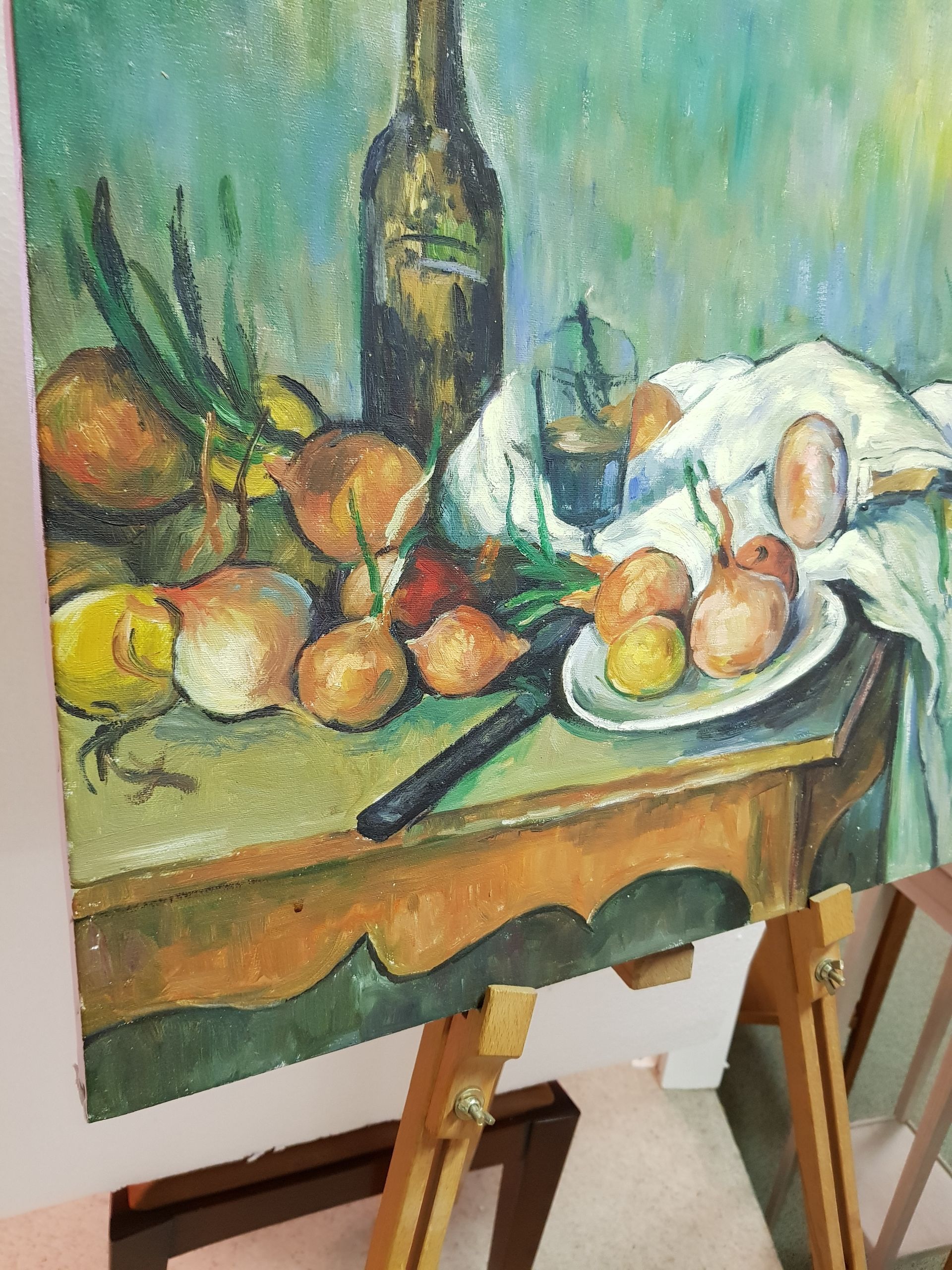 Peinture à l'huile sur toile