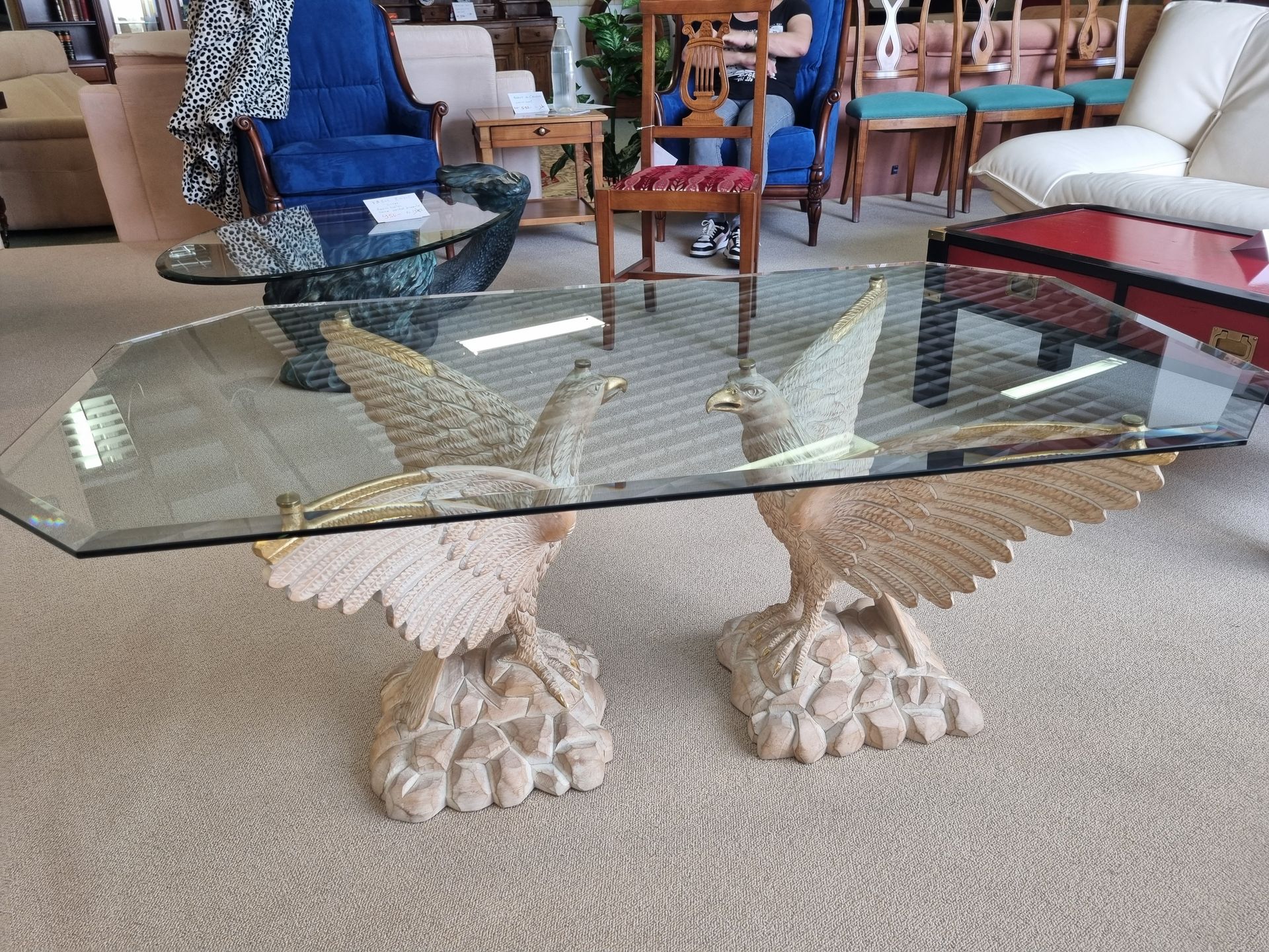 Salon d'angle en cuir