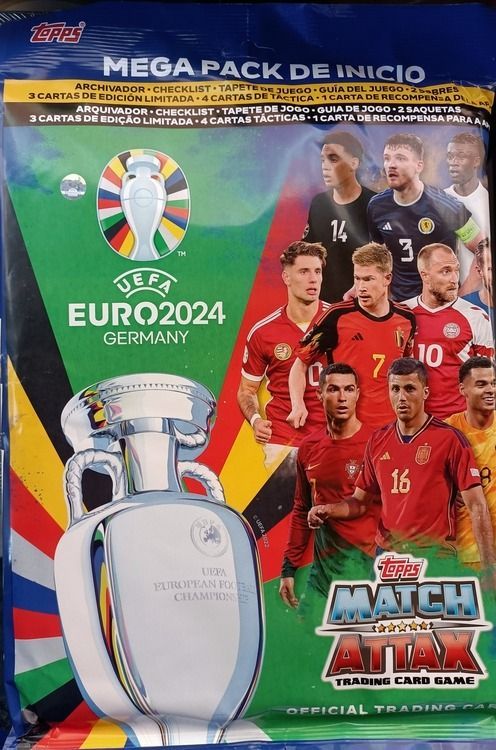 Un mega paquete de tarjetas de fútbol de Alemania para la Eurocopa 2024