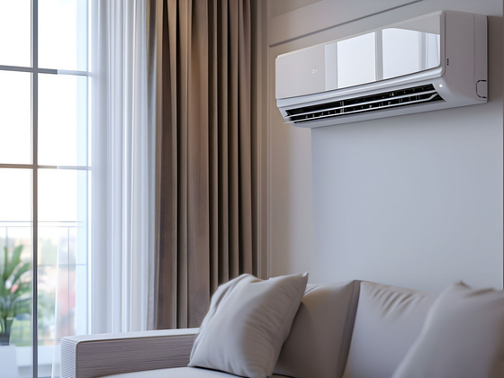 Salon avec climatisation