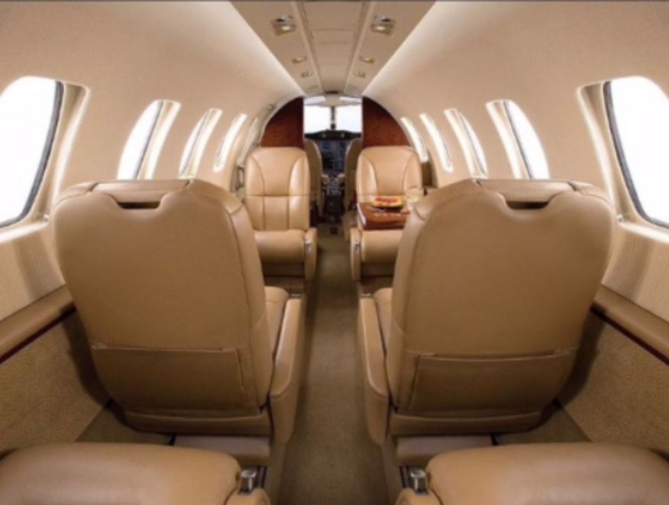 Innenausstattung Flugzeug Cessna Citation CJ2