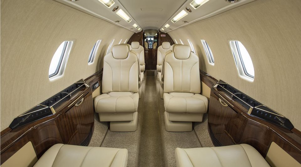 Privatjet Cessna Citation Sovereign Innenausstattung