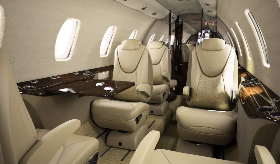 Privatjet Cessna Citation XLS+ Innenausstattung
