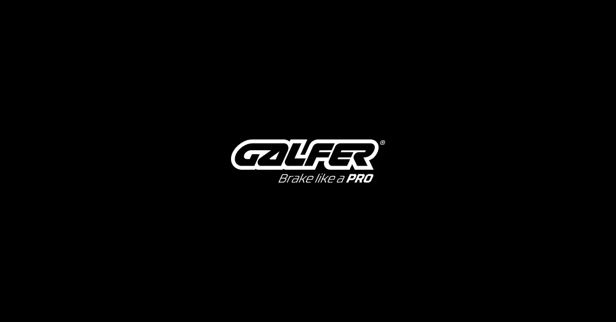 Logotipo de "GALFER" con texto blanco sobre fondo negro. Incluye el eslogan "Por la vida de PRO".