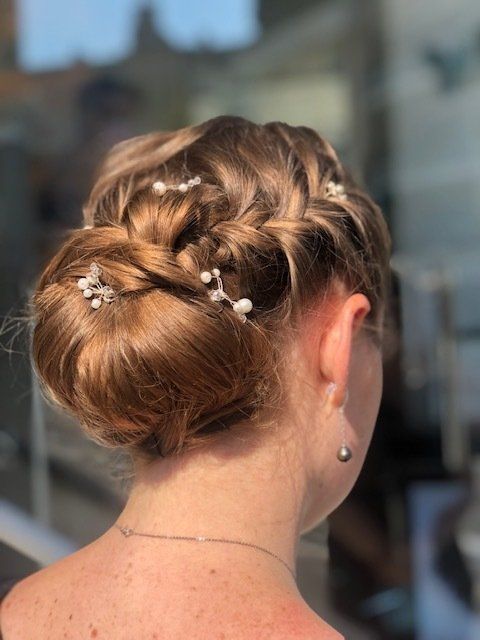 Chignon tressé